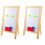 2Sets Small White Wood Chalkboard Sign Rustic Menu Board for Daily Use 4