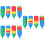 150Pcs Mini Funnels Multi-Color Plastic Lab and Oil Transfer 6