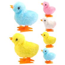 12Pcs Assorted Color Wind Up Toys Jumping Chick Toys for Children