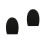 2Pcs Black Silicone Makeup Brush Cleaner Mat Easy Use Cosmetic Tool 5