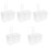 5Pièces Box Isolation Aquarium En Pe Transparent Pour 4