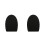 2Pcs Black Silicone Makeup Brush Cleaner Mat Easy Use Cosmetic Tool 7