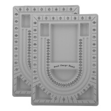 4St Beading Tray Grijs Ruimtebesparend Voor Kralen En Sieraden