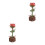 2Pièces Kit Fleurs En Bois 3D Puzzle DIY Bouquet Unique 7