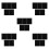 25Pcs Anodized Black Aluminum Plates Engravable Blanks for Sublimation 6