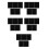 25Pcs Anodized Black Aluminum Plates Engravable Blanks for Sublimation 5