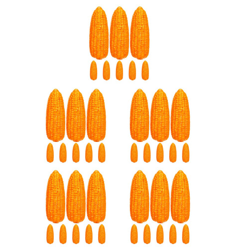 40Pcs Realistic Artificial Corn Foam Decoration Yellow Fall Table Prop 2