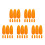 40Pcs Realistic Artificial Corn Foam Decoration Yellow Fall Table Prop 4