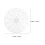 25Pcs White PVC Fermenting Mesh for Pickle Jar Pressing Use 2