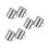 6Pcs Silver Stainless Steel Dredge Shaker Set for Kitchen Use 7