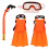 3Sets Kinder Snorkelset Lichtgewicht Snorkeluitrusting Zwemmen 1