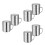 6Pcs Silver Stainless Steel Dredge Shaker Set for Kitchen Use 8