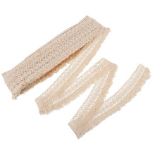 3St Beige Fringe Kant Voor Gordijn, Sofa En DIY Naaibenodigdheden