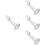 4St Witte Projector Wandbeugel Voor 360 Draaibare Projectie 8