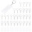 5Sets White Acrylic Keychain Blanks DIY Hanging Tags 3