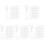 5Sets White Acrylic Keychain Blanks DIY Hanging Tags 4