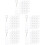 5Sets White Acrylic Keychain Blanks DIY Hanging Tags 8