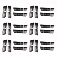 72Pcs Car Door Memory Lock Buttons Stickers Cover Trim for A B C E Class CLA GLA GLE GL GLS ML
