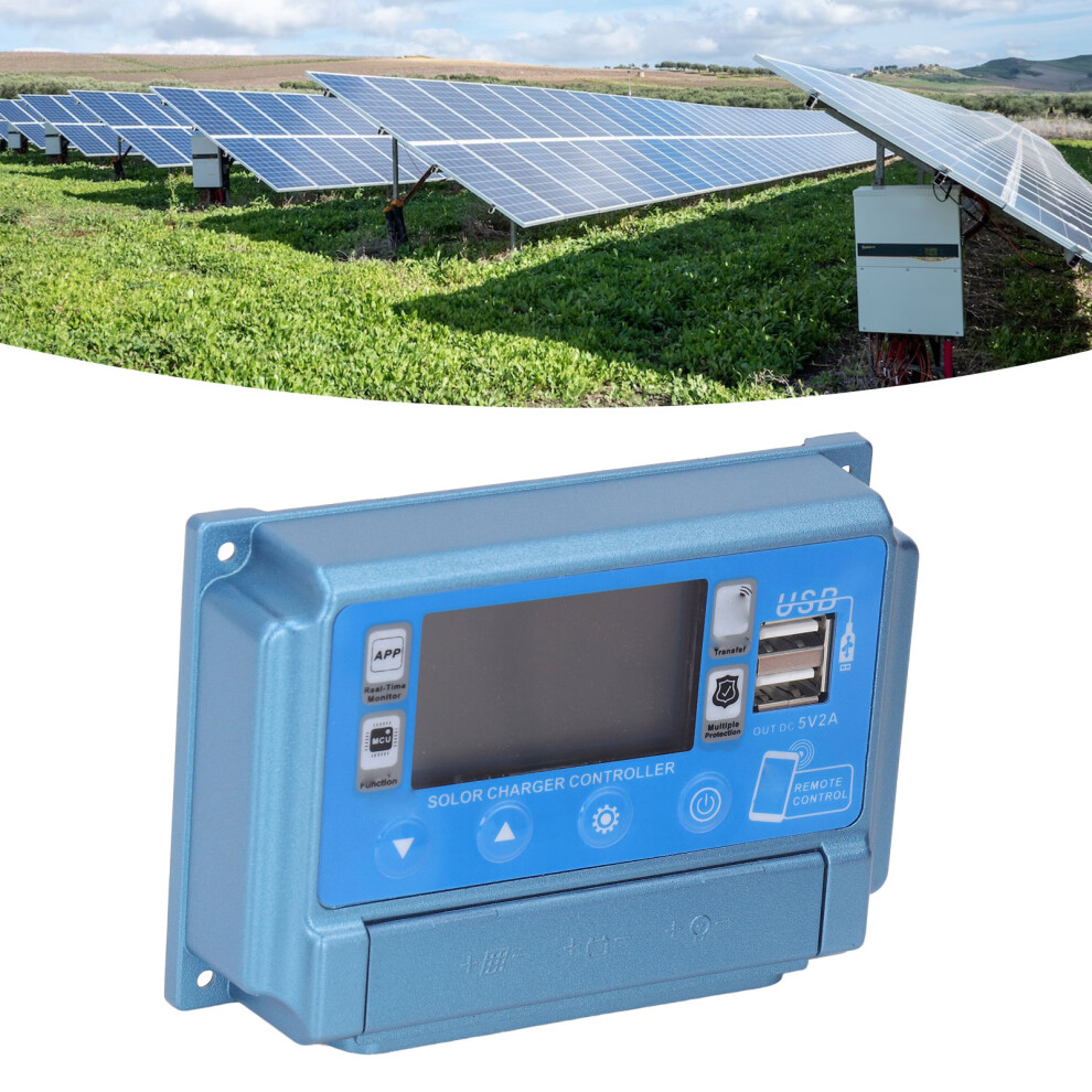 60A Mppt Solar Charge Controller 12V-60V With Bluetooth & Usb 5051387092060