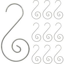 Christmas Ornament S-Hooks Metal Wire 120 PCS