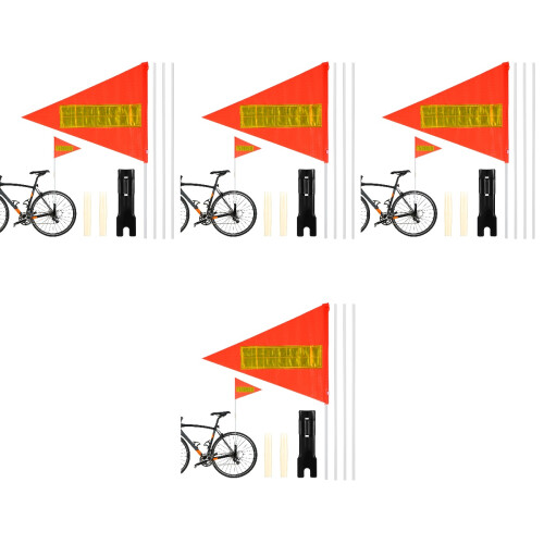 4Ensembles Drapeaux PVC Visibilité Pour 2