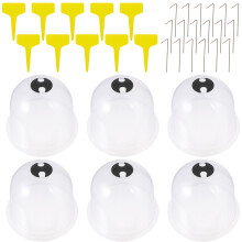 12Pièces Kit Dôme Transparent Protection Plantes Gel Froid