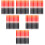 600Pièces Recharge Stylos Plume Assorties 8