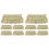 10Pièces Coussin En Tressée Vert Pour Hamsters 4