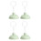 4Pièces Accessoires Nettoyage Wc Vert Usage 5
