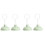 4Pièces Accessoires Nettoyage Wc Vert Usage 2