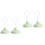 4Pièces Accessoires Nettoyage Wc Vert Usage 4