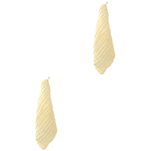2Pièces Carrés Bébé Jaunes En Doux Absorbant Multi-Usage 2