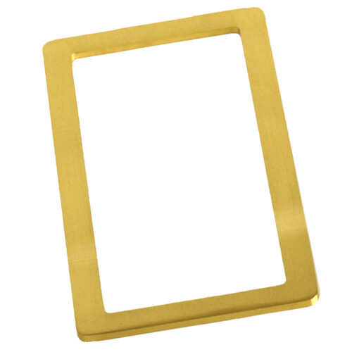 5Pièces Poids Papier Métal Cadre Rectangulaire Usage 2