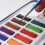 2Pièces Palette 12 Couleurs Dans Boîte Métal Avec 8