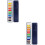2Pièces Palette 12 Couleurs Dans Boîte Métal Avec 6