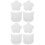 8Pièces Base Rigide Blanche Pour Sacs Faits Main Crochet 7