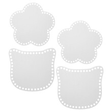 8Pièces Base Rigide Blanche Pour Sacs Faits Main Crochet