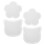 8Pièces Base Rigide Blanche Pour Sacs Faits Main Crochet 1