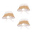 3Pièces Chapeaux Bébé Bonnet Main Style Princesse Coloré 7
