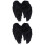 4Pièces Ailes Costume En Plume Accessoire Décoratif 7