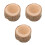 3Pièces Bols En Bois Café Pour Hamsters Alimentaire Durable 9