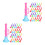 50Pièces Mini Instruments Trompette Jouets Éducatifs ABS Multicolores 8