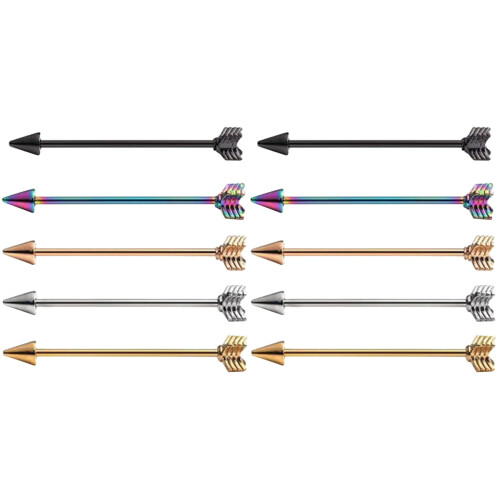 10Pièces Boucles D'oreilles Zircon Piercing Style Varié 1