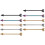 10Pièces Boucles D'oreilles Zircon Piercing Style Varié 4