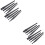 2Ensembles Ensemble De 16 Brosse Noire Durable Anti-Statique Nettoyage 5