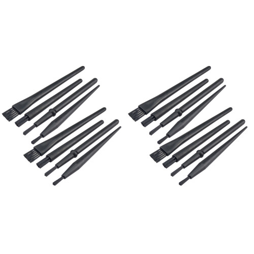 2Ensembles Ensemble De 16 Brosse Noire Durable Anti-Statique Nettoyage 1