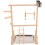 1Ensemble Support Perroquet Bois Clair Table Échelle 1
