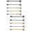 10Pièces Boucles D'oreilles Zircon Piercing Style Varié 7