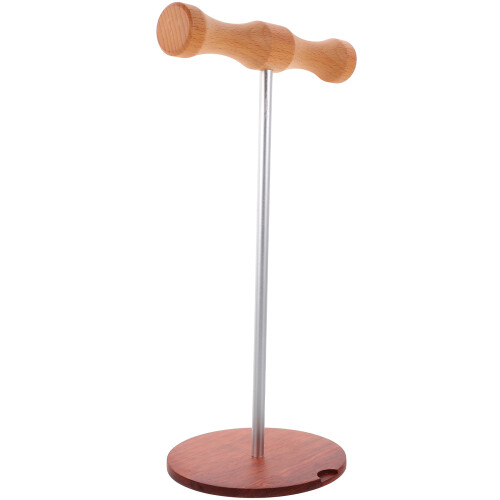 2Pièces Support Casque Bois Présentoir Et Range Casque