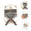 2Pièces Instrument À Doigts Kalimba 17 Clés 9